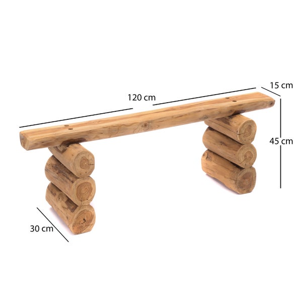 Sitzbank Nila 15 Teak Massivholz