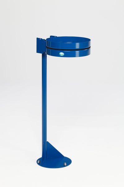 PROREGAL Standhalter Mit Gummiband Ohne Deckel HxBxT 105 x 37 x 46,5 cm Stahl Blau