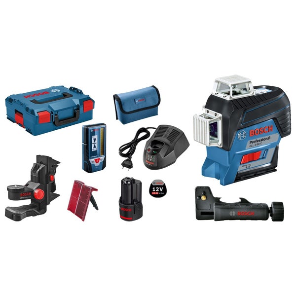 Bosch GLL 3-80 C Professional Kreuzlinienlaser mit Zubehör