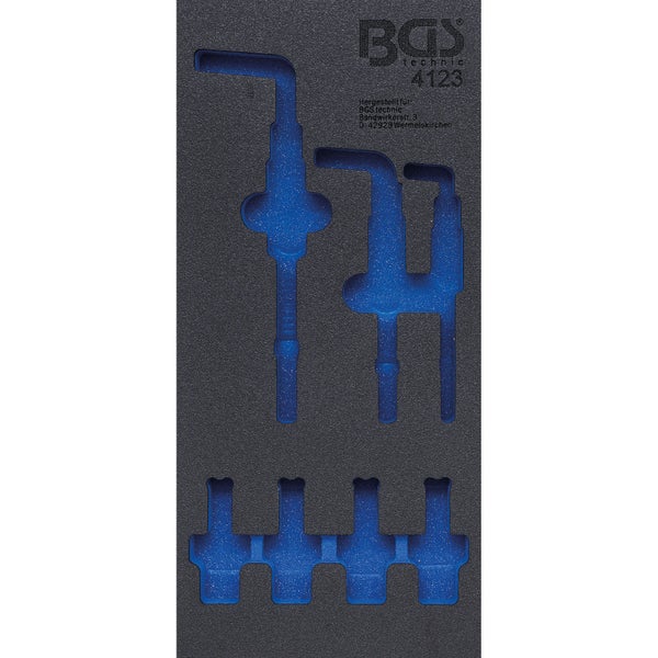 BGS Werkstattwageneinlage 1/3 leer für Art. 4123 - 4123-1