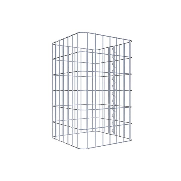 Gabionensäule 37 x 37 cm, MW 5 x 10 cm eckig - Höhe: 0,60 m