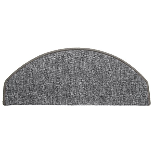 Beautissu ProStair Stufenmatte 65x28cm Grau (15tlg)