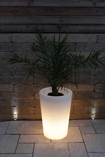 Pflanzkübel Pflanzsäule GlowTub round H: 60cm beleuchtet 10613