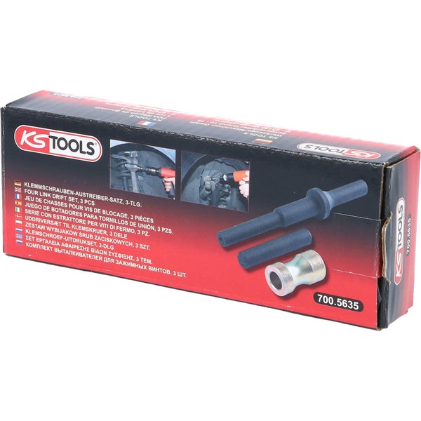KS TOOLS Klemmschrauben-Austreiber-Satz 3tlg. - 700.5635