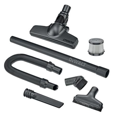 DeWalt Staubsauger Zubehörset mit verschiedenen Aufsätzen und Filter