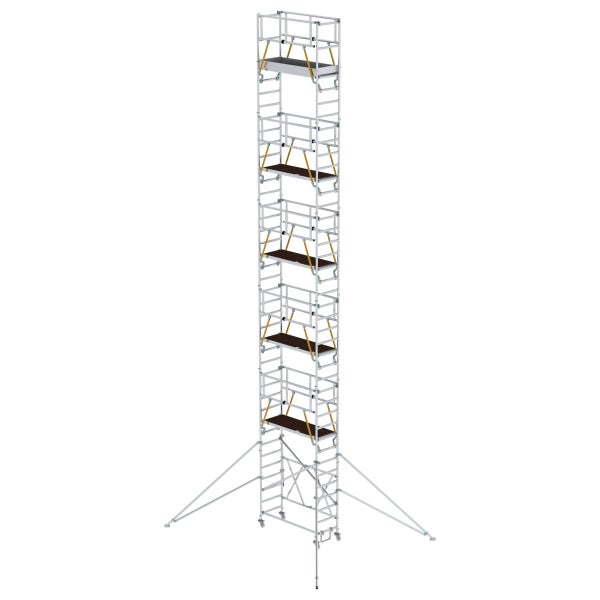 MUNK Klappgerüst SG 0,75x1,80m mit Ausleger und Sicherheitsgeländer 13,04m AH