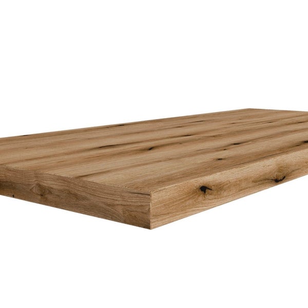 100 cm Ablage in Holzoptik Eiche für Aufsatzwaschbecken