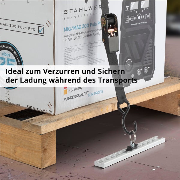 Zurrschiene 100 cm Airlineschiene Befestigungsschiene aus Aluminium