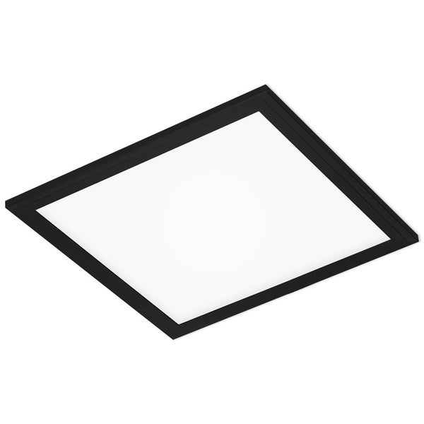 BRILONER Simple LED Panel, Neutralweißes Licht, schwarz, 29,5 x 29,5 x 5,5 cm