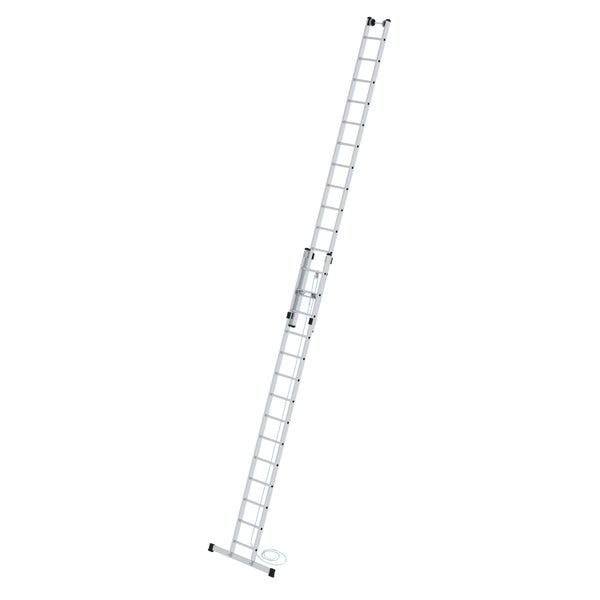 PROREGAL Sprossen-Seilzugleiter 2-Teilig mit Standard-Traverse 2 x 14 Sprossen