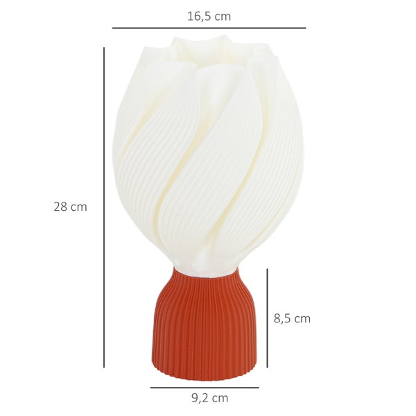Dekorative Blumenvase mit Abmessungen