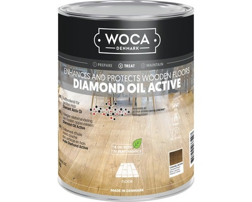 WOCA Diamant Aktiv Caramelbraun 1 l
