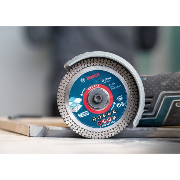 Bosch Expert Trennscheibe mit 76 Millimeter Durchmesser