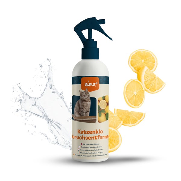 nimo® Katzenklo Geruchsentferner • Neutralisierendes Spray gegen Gerüche und Urin