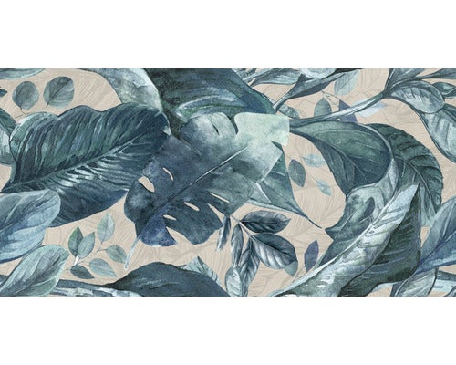 Dekorfliese Blue Palm 60x120x0,95cm