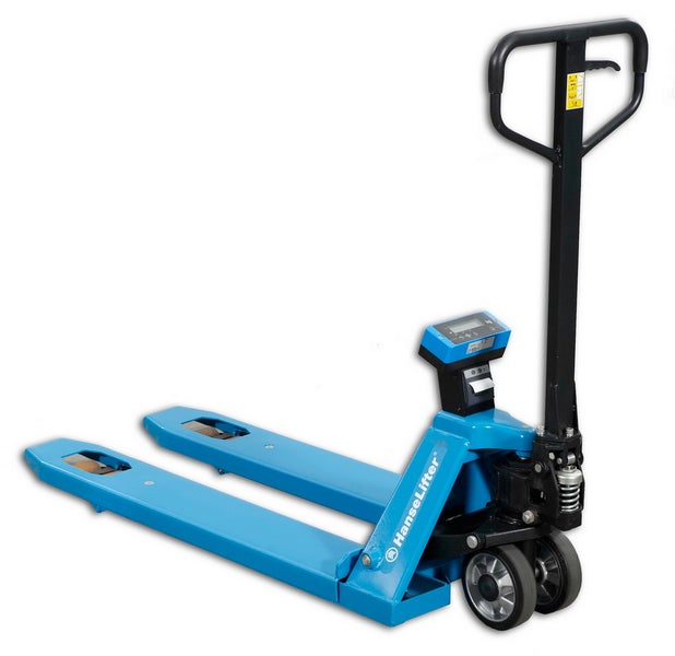 Handhubwagen mit Waage für Lasten