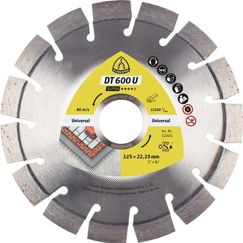 Klingspor Trennscheibe für universelle Anwendungen, 125x22,23 Millimeter