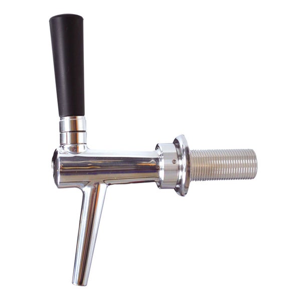 Zapfhahn, Bierzapfhahn, Schankhahn, Kolbenschankhahn aus Chromnickelstahl, Modell - C-TAP, NW 7mm, Poliert, 35 mm