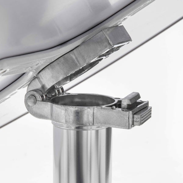 Scharnierhalterung aus Aluminium für Masten