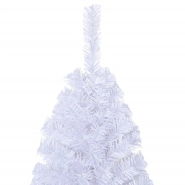 Künstlicher Weihnachtsbaum mit Dicken Zweigen Weiß 120 cm PVC