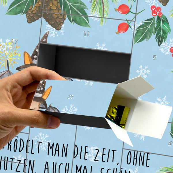 Mr. & Mrs. Panda Befüllbarer Adventskalender Fledermaus Zauberer - Blau Pastell