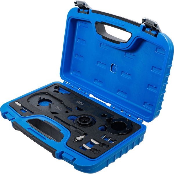 BGS technic Motor-Einstellwerkzeugsatz im blauen Koffer