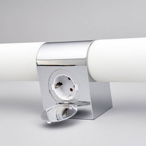 Lindby Wandleuchte, Wandlampe Bad Ziva (spritzwassergeschützt (Modern) in Chrom aus Metall (2 flammig E14) - Wandleuchten Spiegelleuchte Badezimmer Wandbeleuchtung Badezimmerleuchte