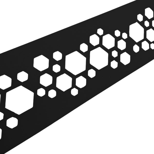 Dekorplatte mit Sechseckmuster