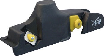 Kantenhobel für Gipskartonplatten mit verstellbarer Klinge und gelben Einstellschrauben.