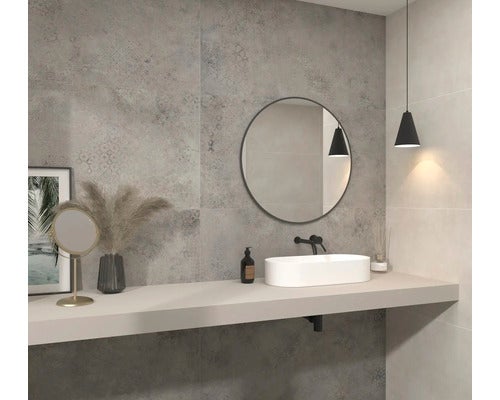 Wand- und Bodenfliese Alpha beat Grey 60x120x0,9cm