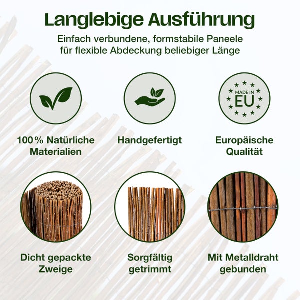 Gedrehtes Hanfseil mit einem Knoten.