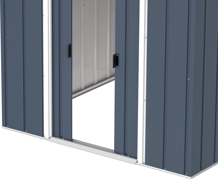Metall Gerätehaus 202x174 Gartenhaus Schiebetüren