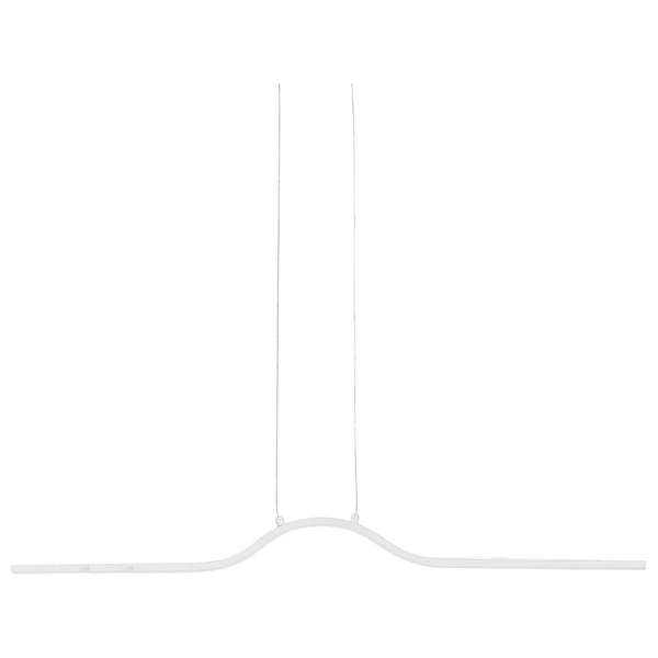 Moderne LED-Hängeleuchte mit geschwungenem Design