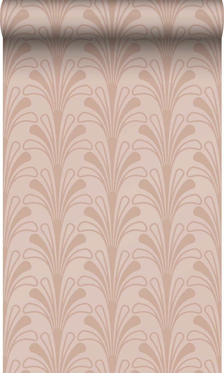 Origin Wallcoverings Tapete Art Decó Muster Terrakottarosa - 50 x 900 cm - 347968