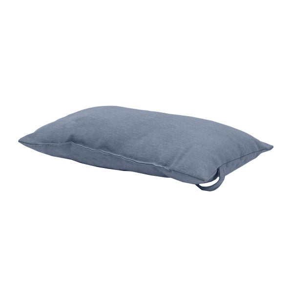 Kissen Panama saphirblau - Ca. 24x40 cm - 4er-Set