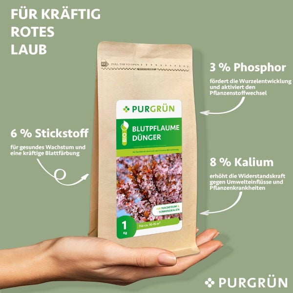Purgrün Bio-Blutpflaume-Dünger 1 kg