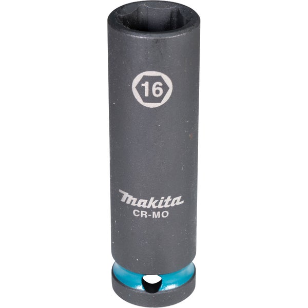 Makita E-16461 Steckschlüssel 1/2 SW16 Impact Black lang