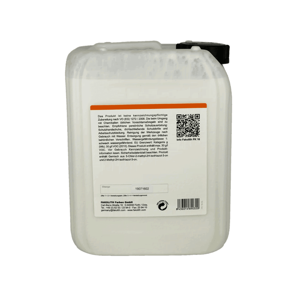 Fakolith FK 16 Reiniger in einem weißen Kanister