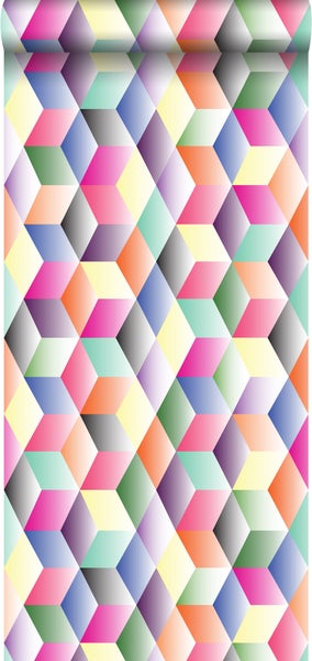 Origin Wallcoverings XXL-Vliestapete grafisches Muster Mehrfarbig - 50 x 900 cm - 357206