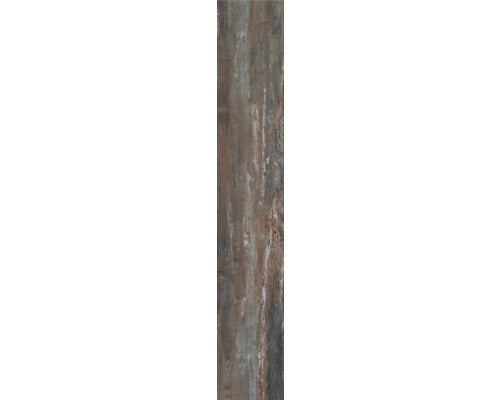 Wand- und Bodenfliese Chalet 2.0 street blue 20x120 cm matt rektifiziert
