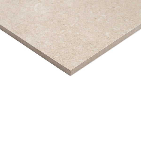 Beige Feinsteinzeugfliese mit strukturierter Steinoptik