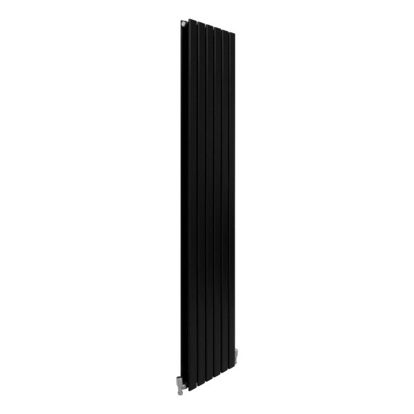 Paneelheizkörper Matte Schwarz 1800mm x 420mm