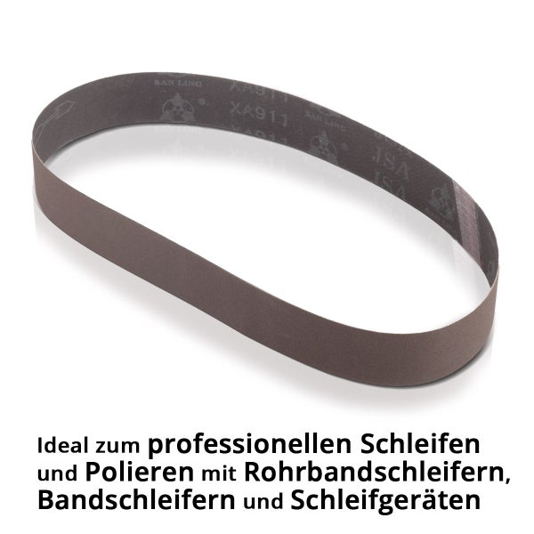 Schleifband für Rohrbandschleifer, Bandschleifer und Schleifgeräte zum professionellen Schleifen und Polieren.