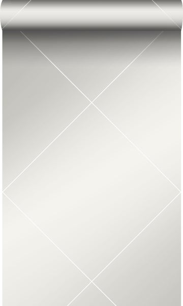 Origin Wallcoverings Tapete grafische Linien Weiß - 53 cm x 10.05 m - 347746
