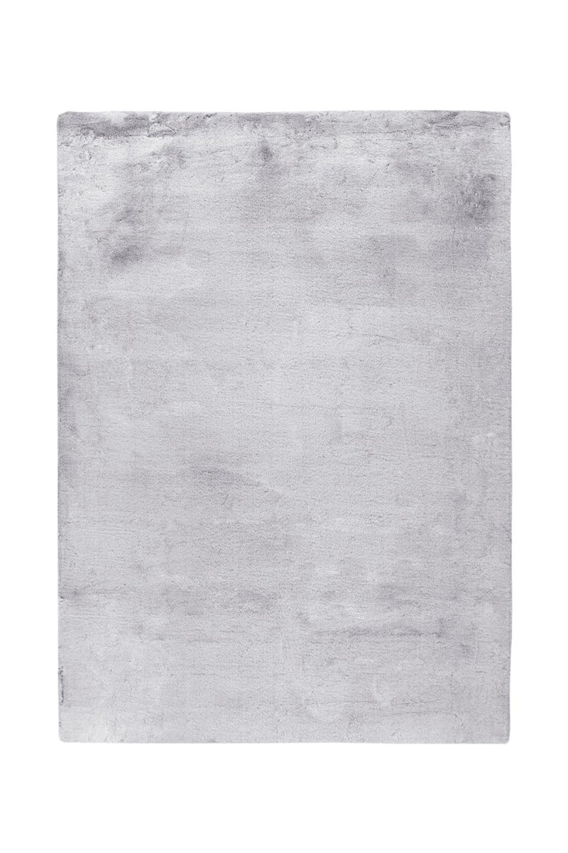Hochflor Teppich Radiantique Anthrazit / Weiß 35 mm Uni, Modern 80 x 150 cm