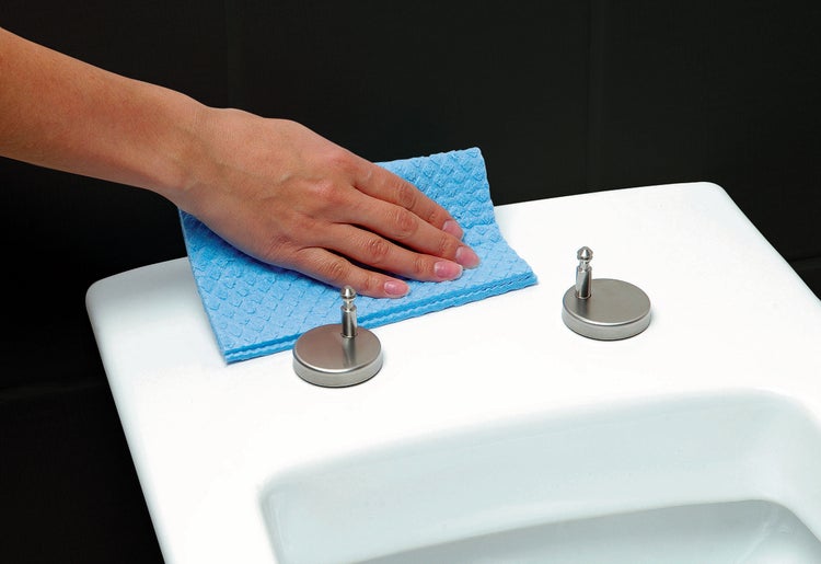 WC-Sitz mit integriertem Kindersitz, Absenkautomatik Funktion