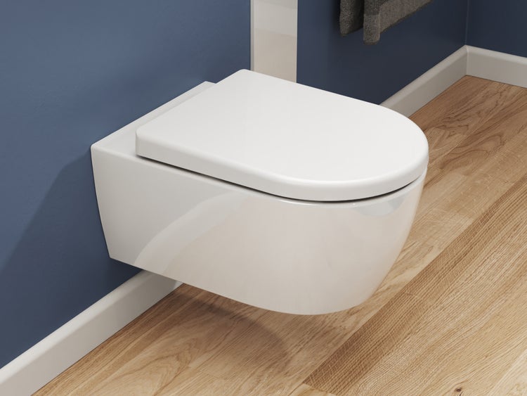 SSWW Design Hänge-WC Alpha CT-2039 – Spülrandlos – Markenkeramik – Softclose-Sitz