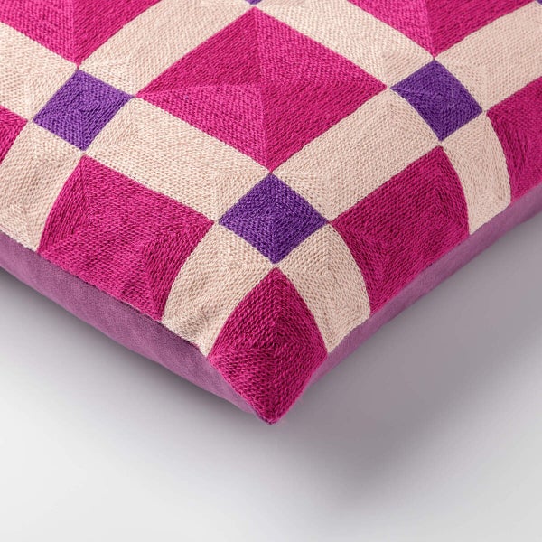 Kissen Blocks - Lila 45x45 cm