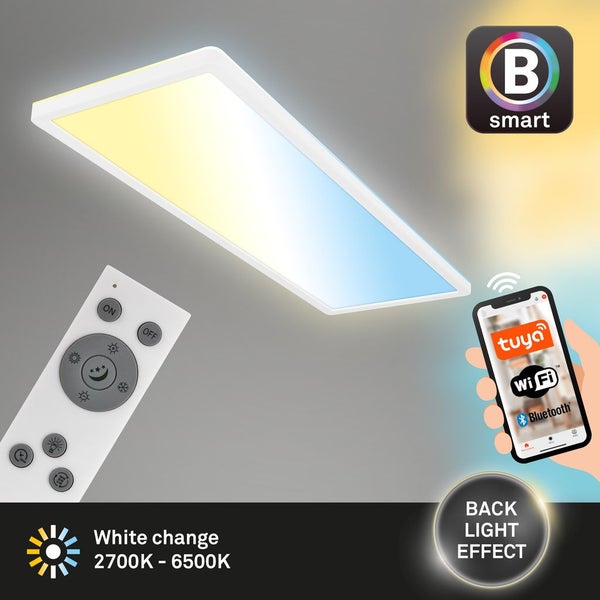 LED Deckenlampe Deckenleuchte Smart LED Panel Flach Dimmbar Fernbedienung