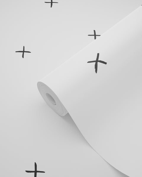 Tapetenrolle mit Kreuzmuster